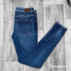 Zara Basic Denim Z1975 Skinny Jeans Women's Size 6 Ankle Cut Low Rise Pants.